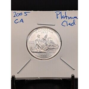2005 California State Quarter – Platinum Clad Collectible